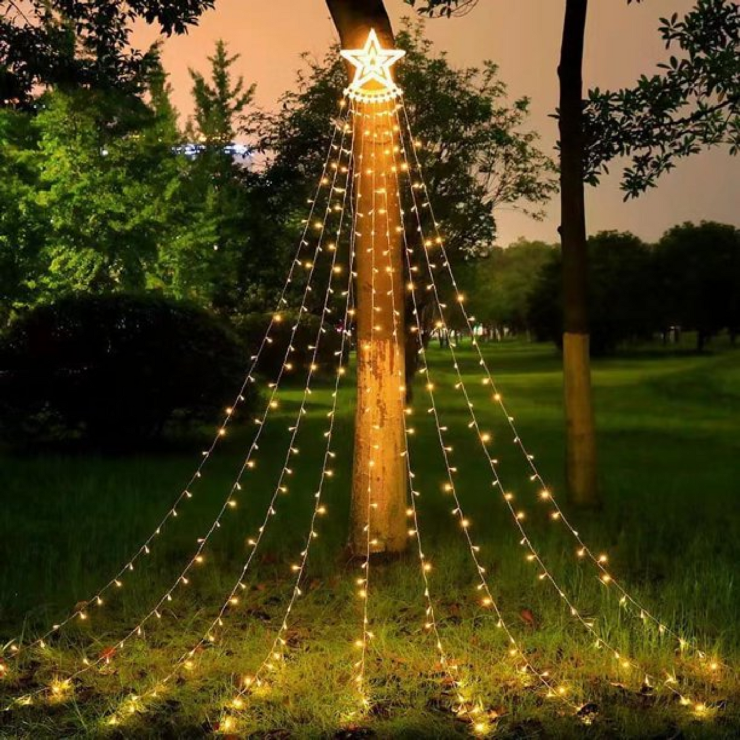 💡Luces De Navidad - Cascada Solar 💡🎄